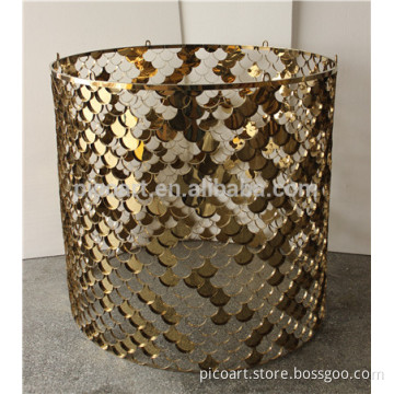 Abstract scale effect metal sculpture